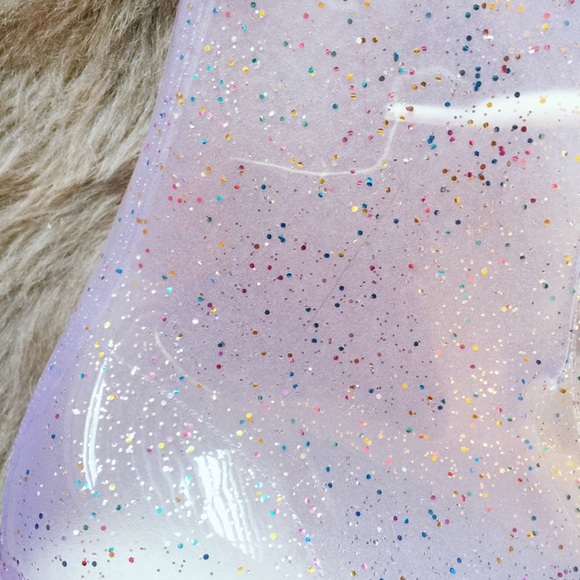 Urban Outfitters Aura Glitter Rain Boots - Picture 4 of 8